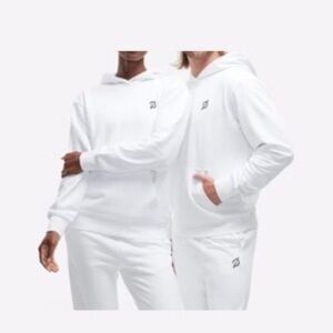 NWT Peloton White Soft Fleece Hoodie (Medium)